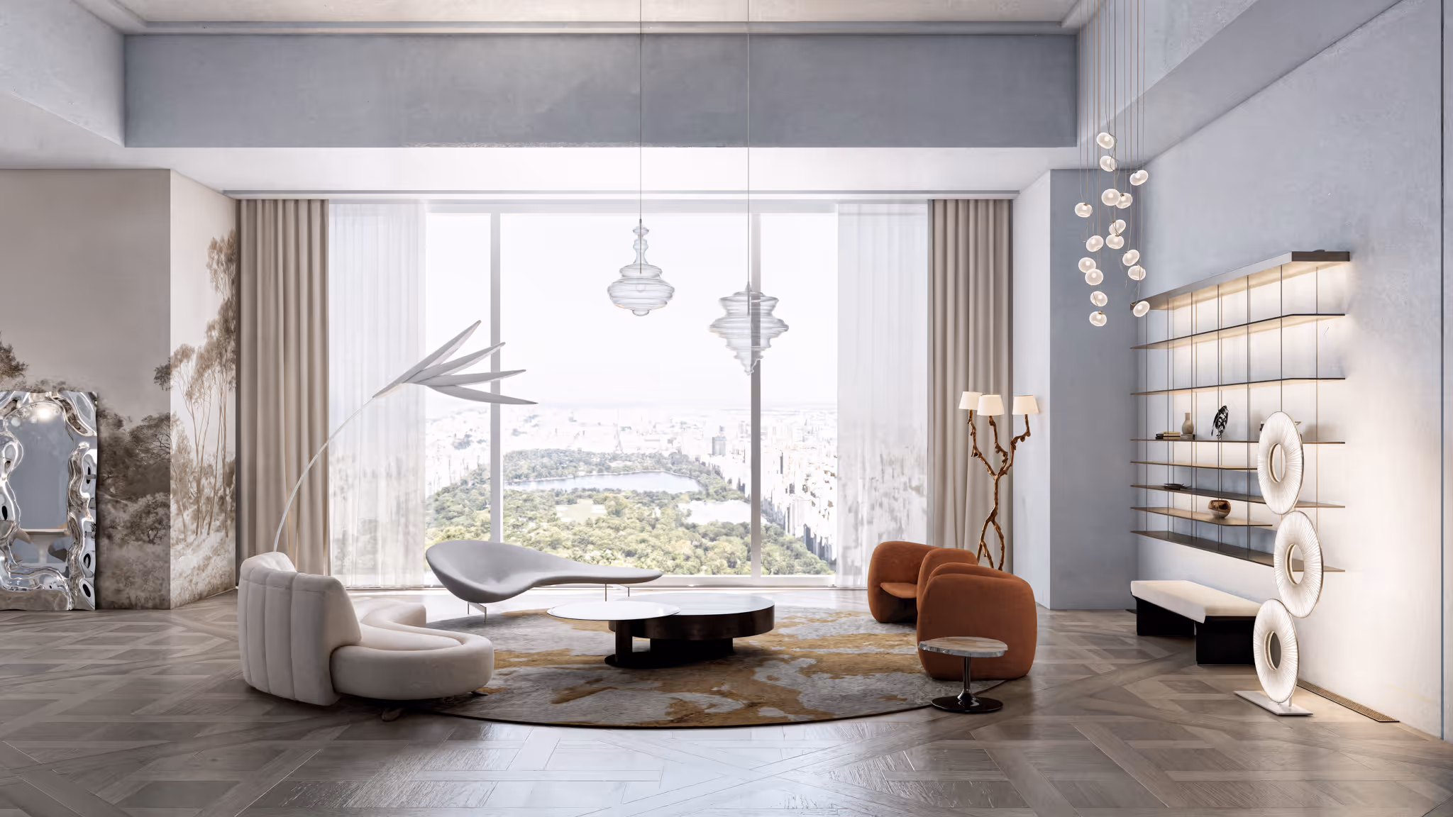 Elegant style living room