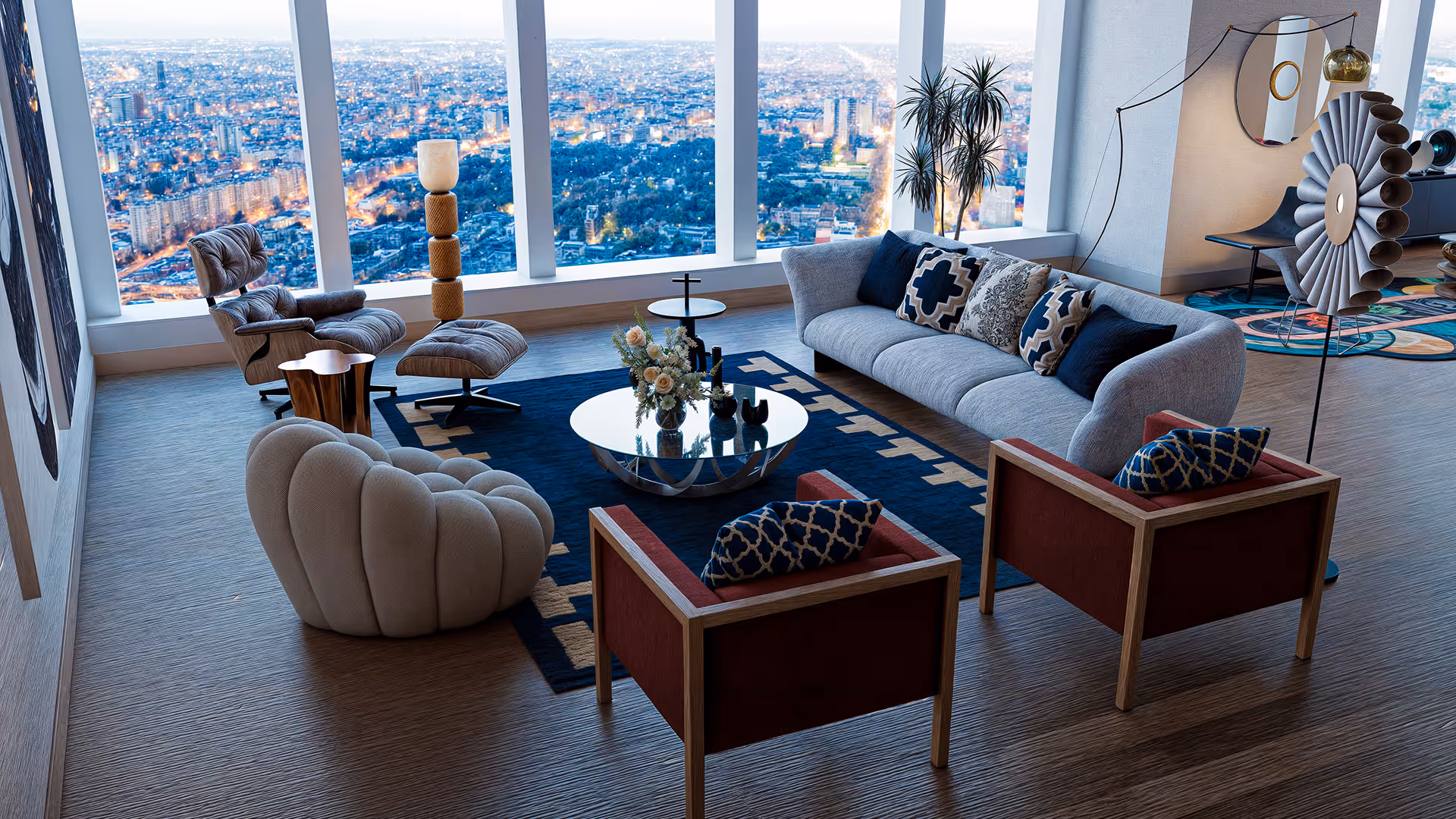A lounge chair was thoughtfully placed by the window to create a private retreat for the client. This corner offers a quiet moment of pause an opportunity to unwind and reflect while taking in the view after a long day. More than just a seating arrangement, it serves as a curated space for emotional rest and daily restoration, designed to embrace light, perspective, and stillness in a refined and personal way.